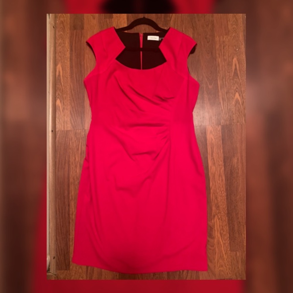 Calvin Klein Semi Formal Red Dress